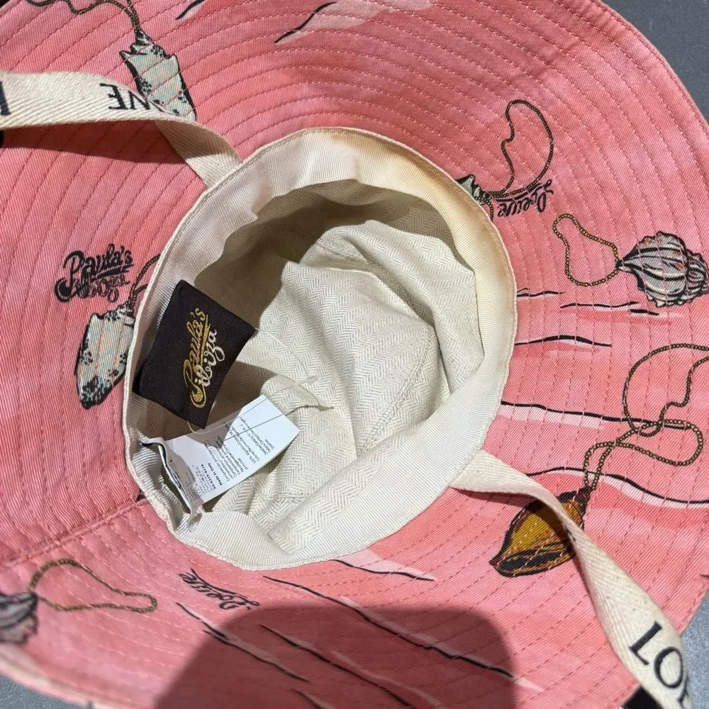 Loewe Coral Bucket Hat with Logo Strap - Picture 6 of 9